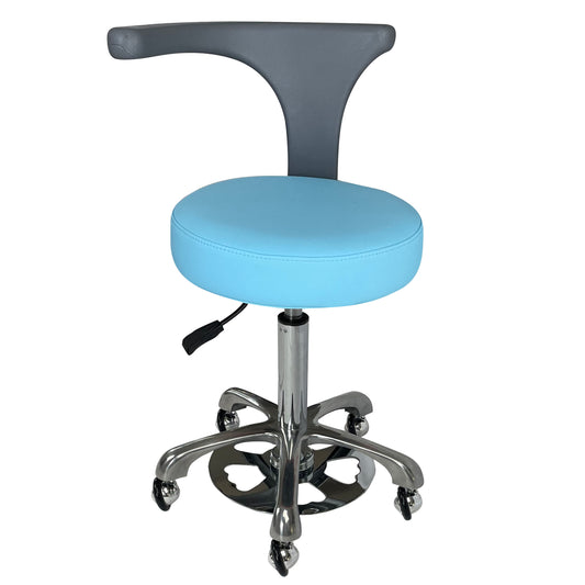 S1208 Foot operated control pedal stool for hairdressing salon, lab, surgeon dental clinic