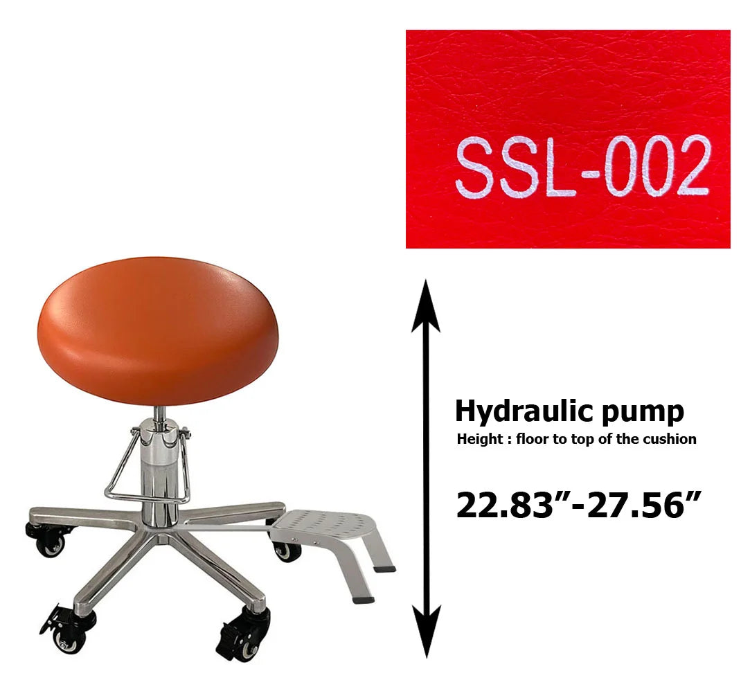 LINCHARM S1208 Hydraulic Surgeon Chair Stool Foot Operated