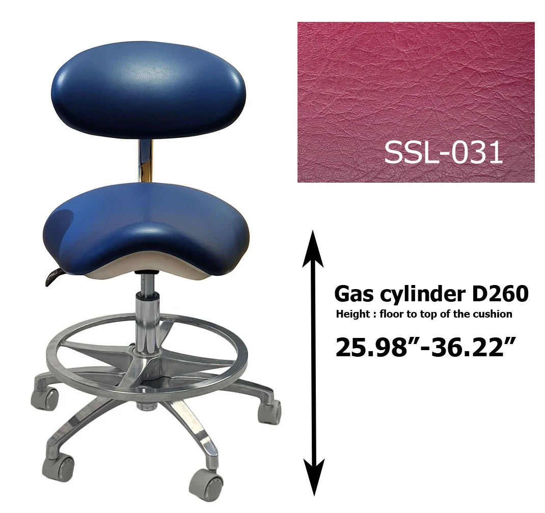 S1215 Dental ergonomic Saddle stool Dentist chair dental stools