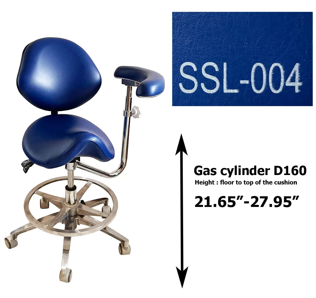 Dental saddle assistant chair S1262 PU leather