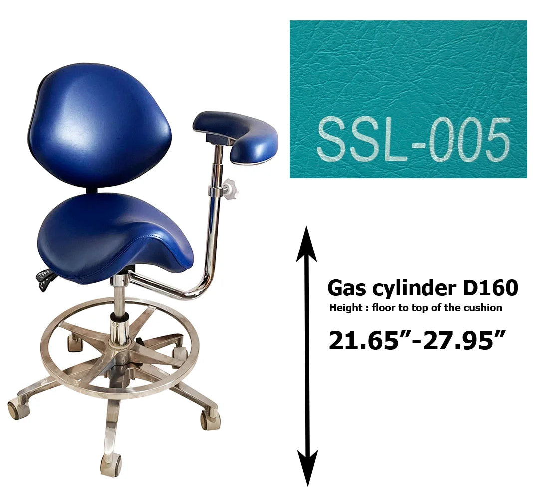 Dental saddle assistant chair S1262 PU leather