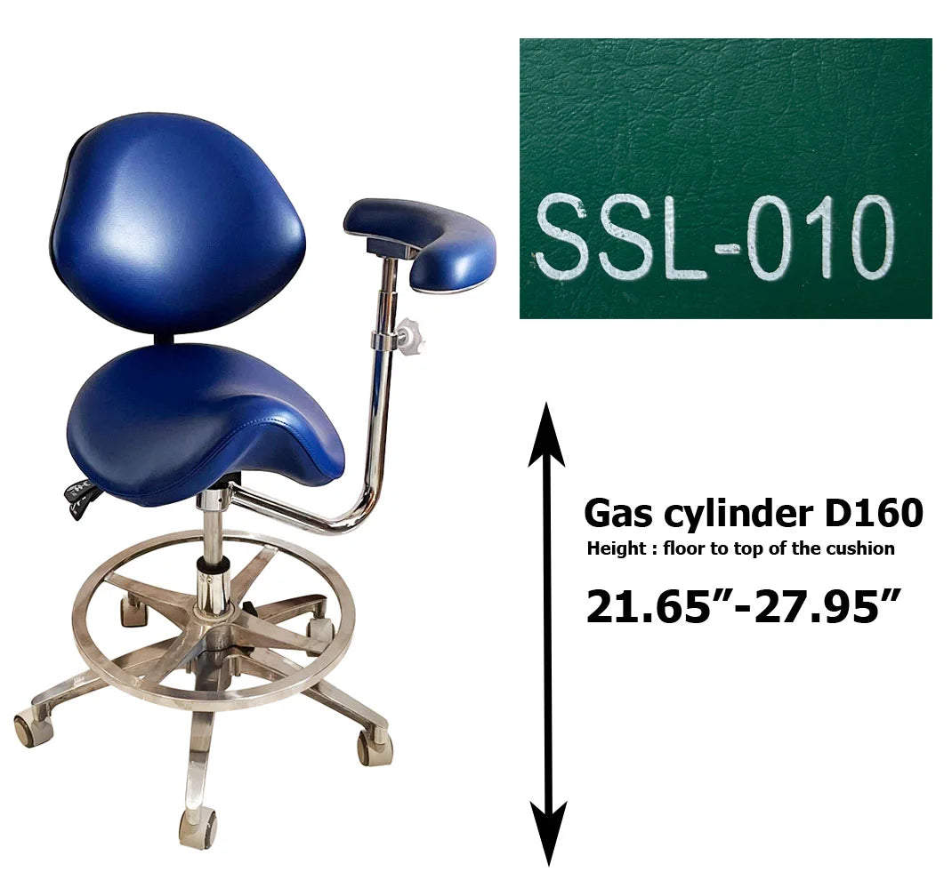 Dental saddle assistant chair S1262 PU leather