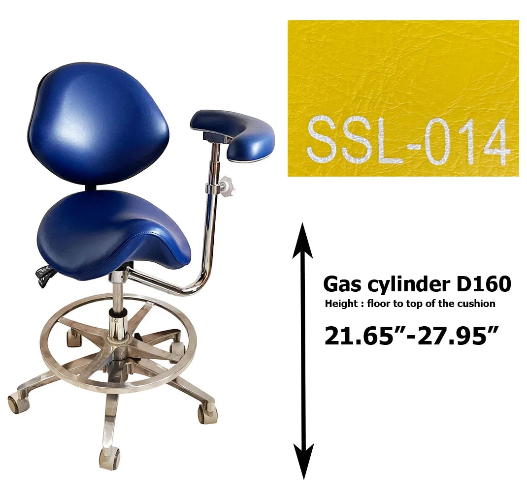 Dental saddle assistant chair S1262 PU leather