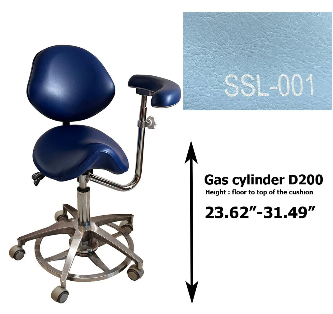 Dental saddle assistant chair S1262 PU leather