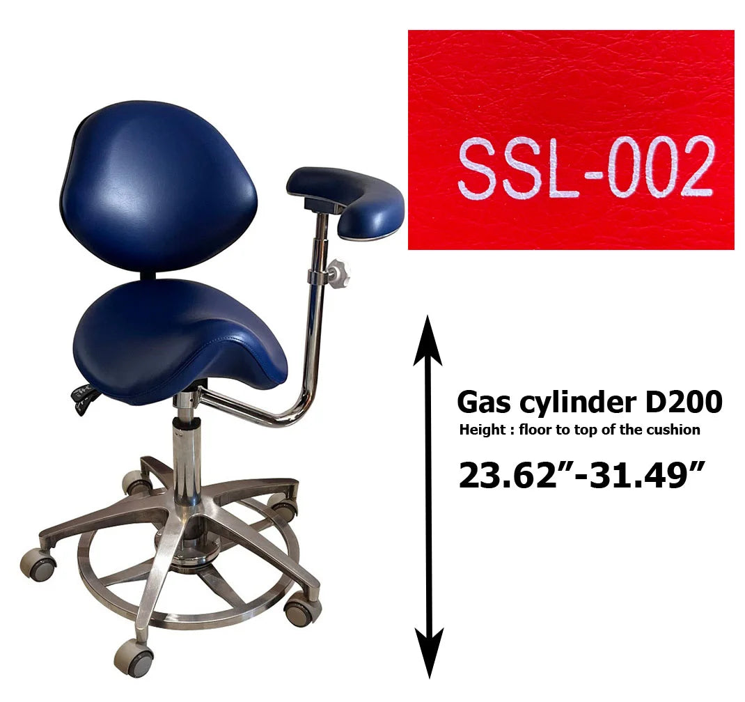 Dental saddle assistant chair S1262 PU leather