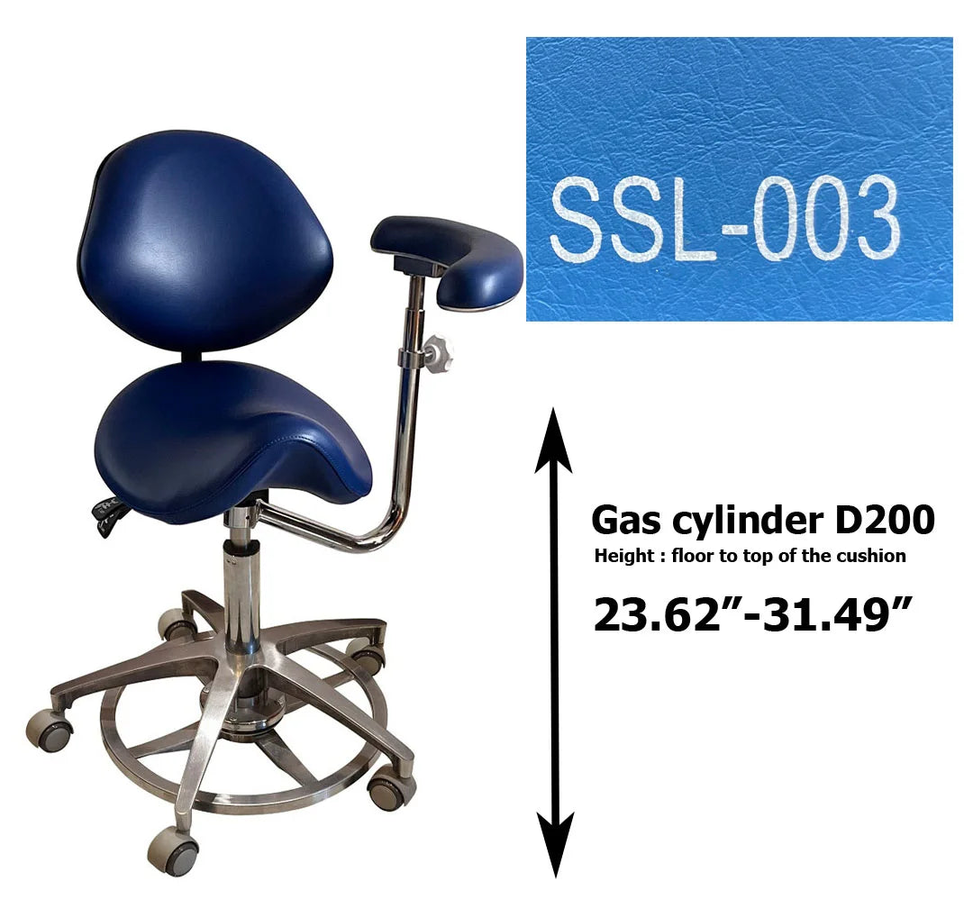 Dental saddle assistant chair S1262 PU leather