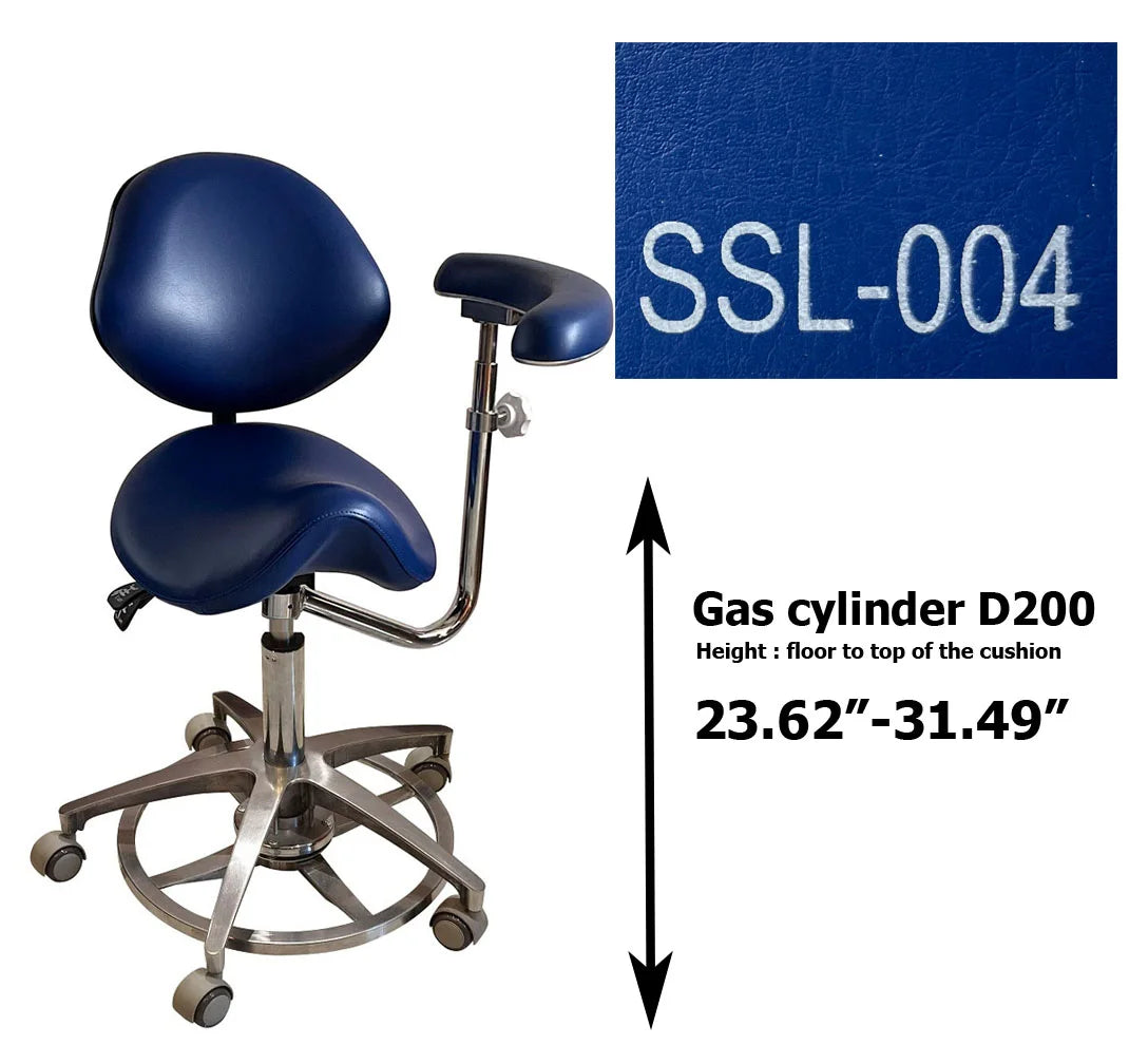 Dental saddle assistant chair S1262 PU leather
