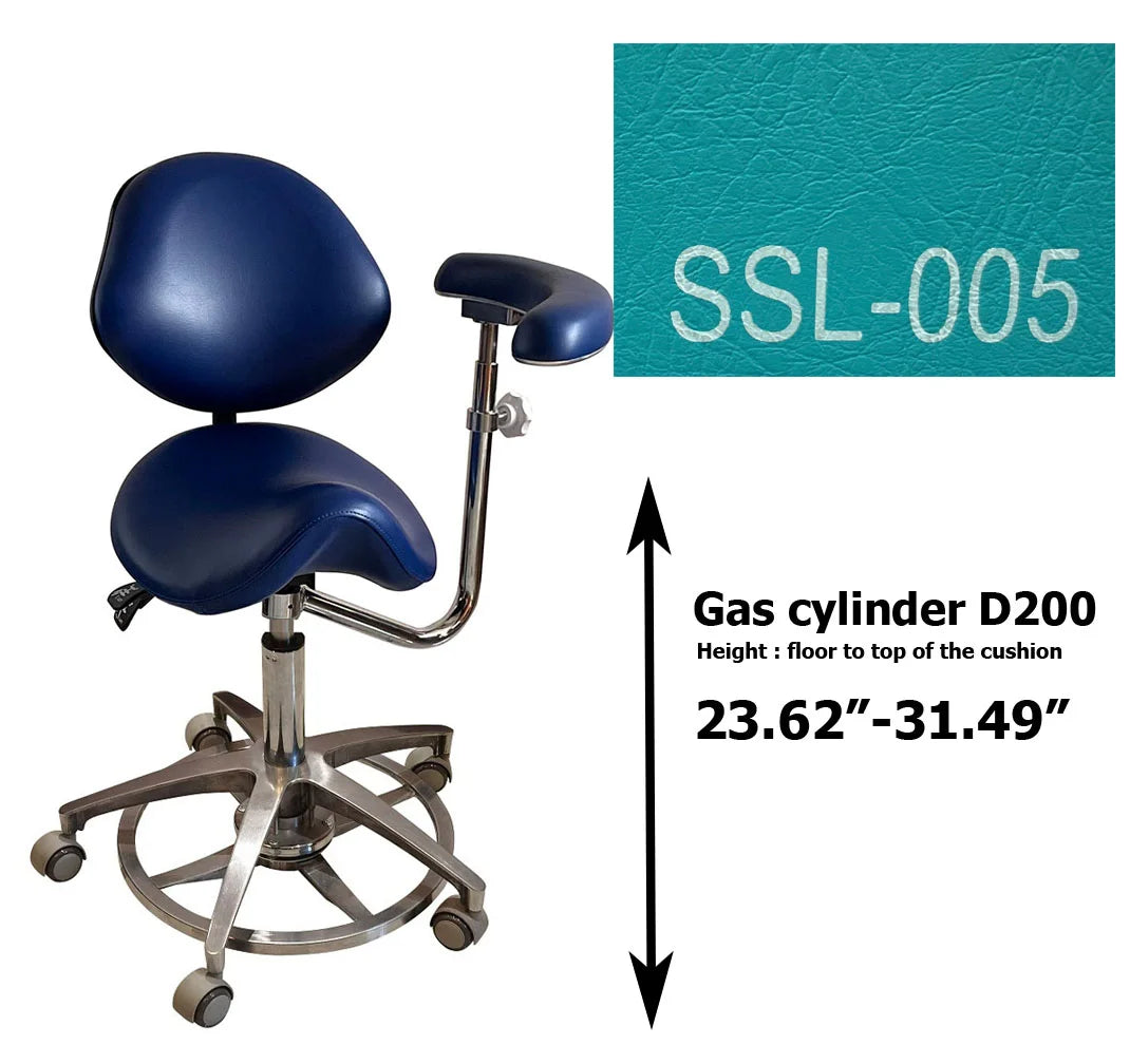 Dental saddle assistant chair S1262 PU leather