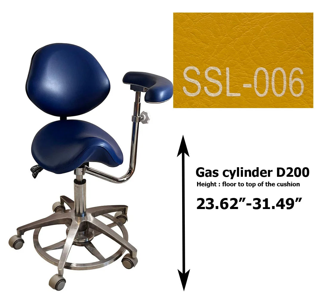 Dental saddle assistant chair S1262 PU leather
