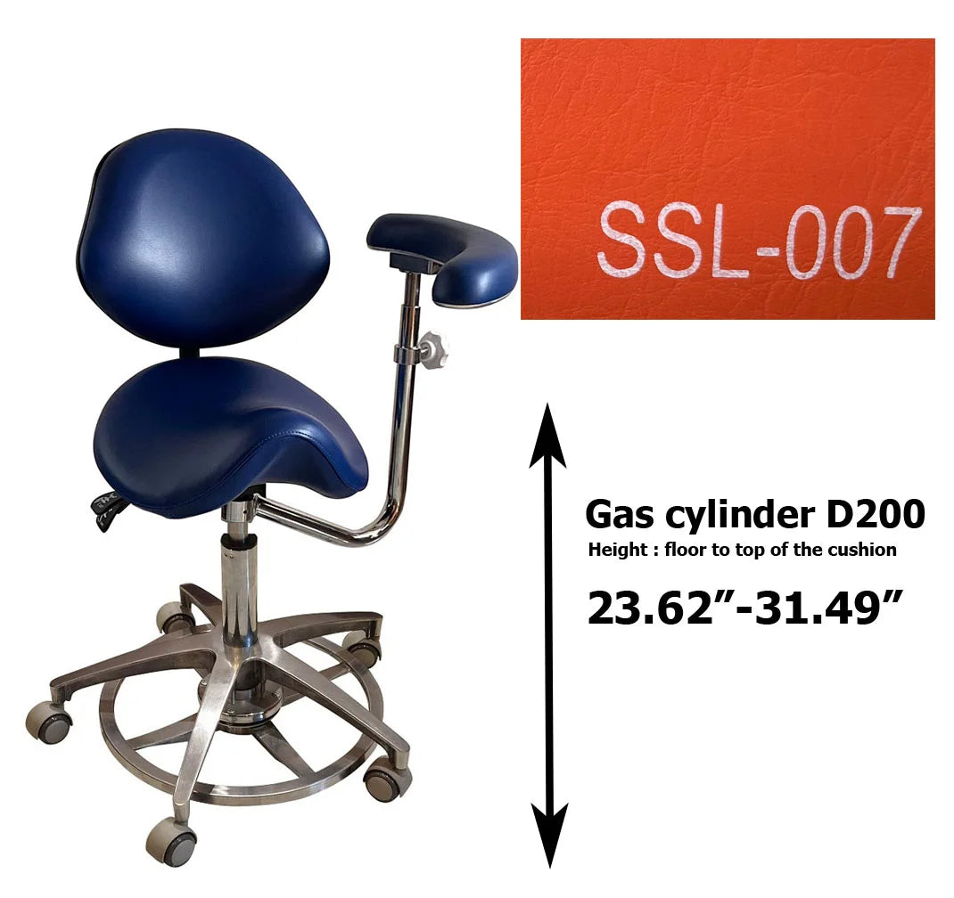 Dental saddle assistant chair S1262 PU leather