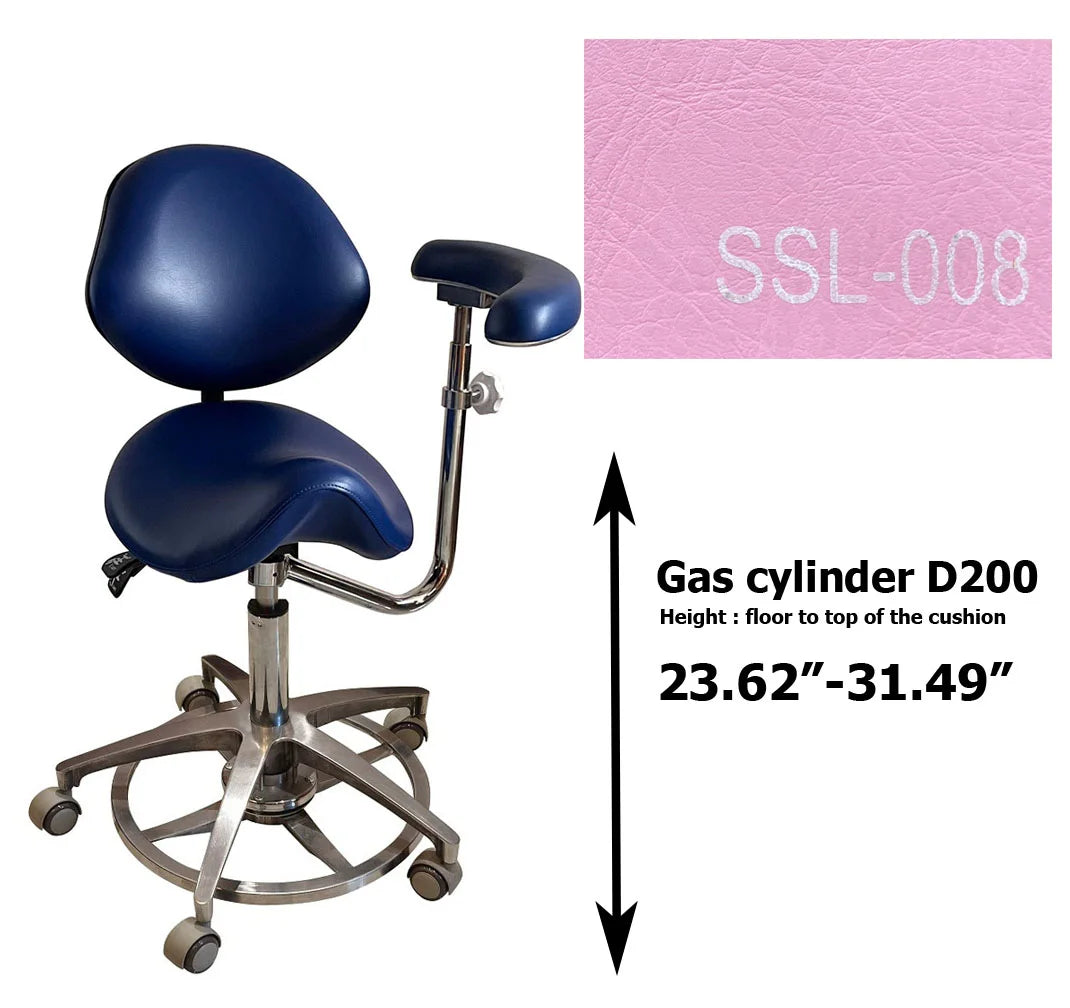 Dental saddle assistant chair S1262 PU leather