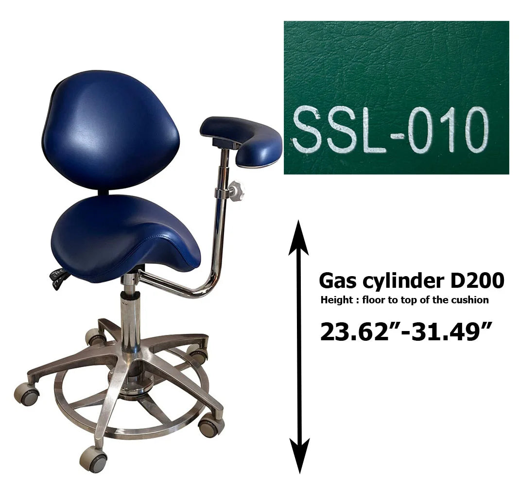Dental saddle assistant chair S1262 PU leather