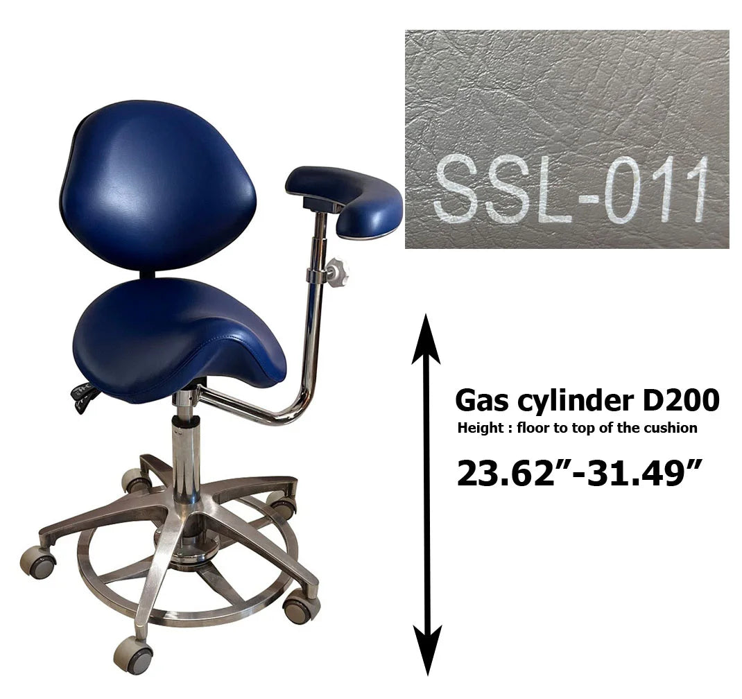 Dental saddle assistant chair S1262 PU leather