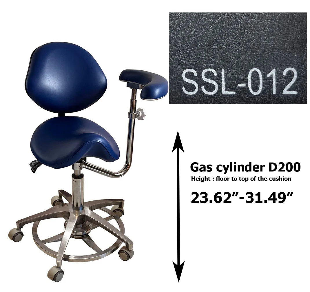Dental saddle assistant chair S1262 PU leather