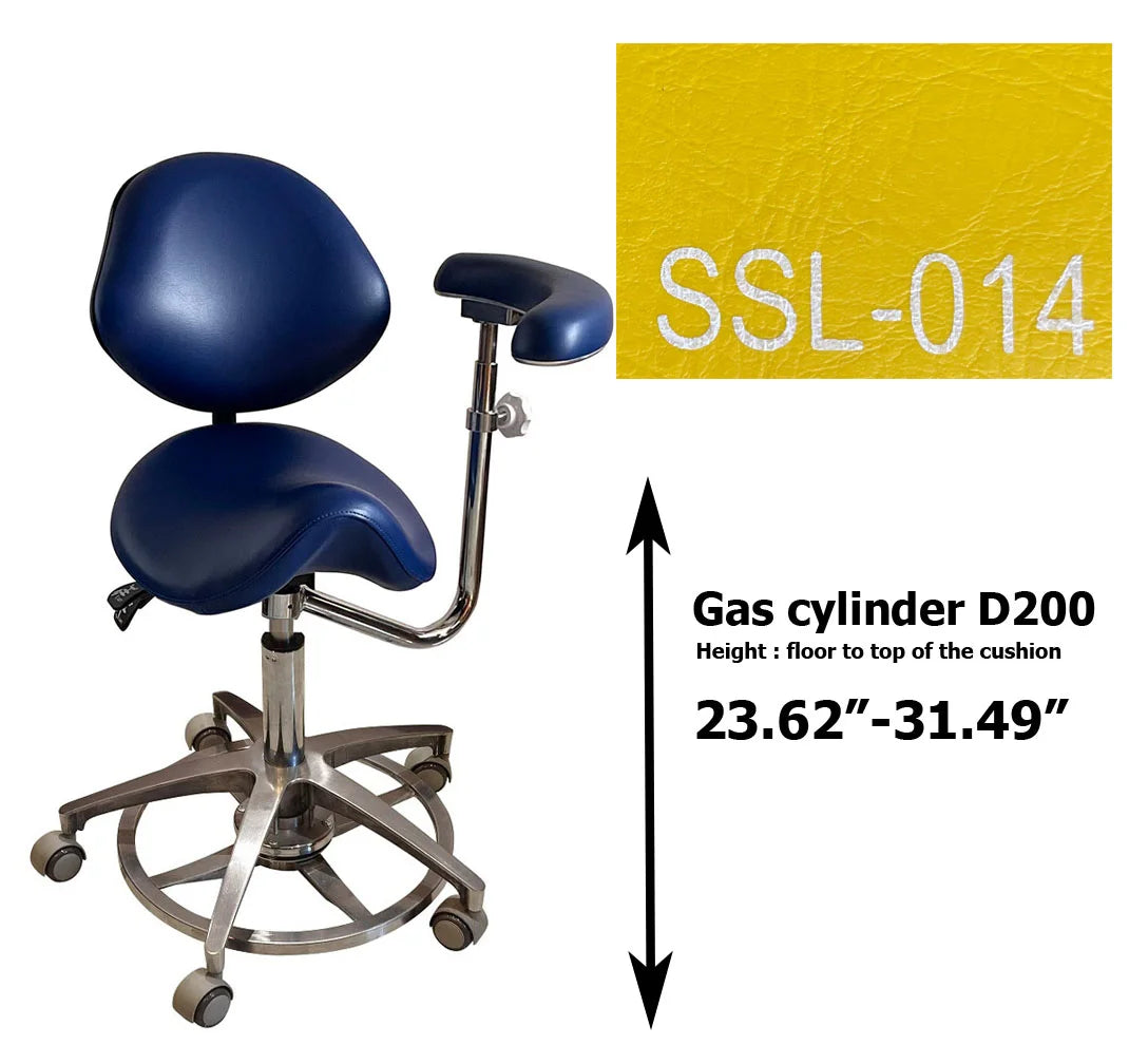 Dental saddle assistant chair S1262 PU leather
