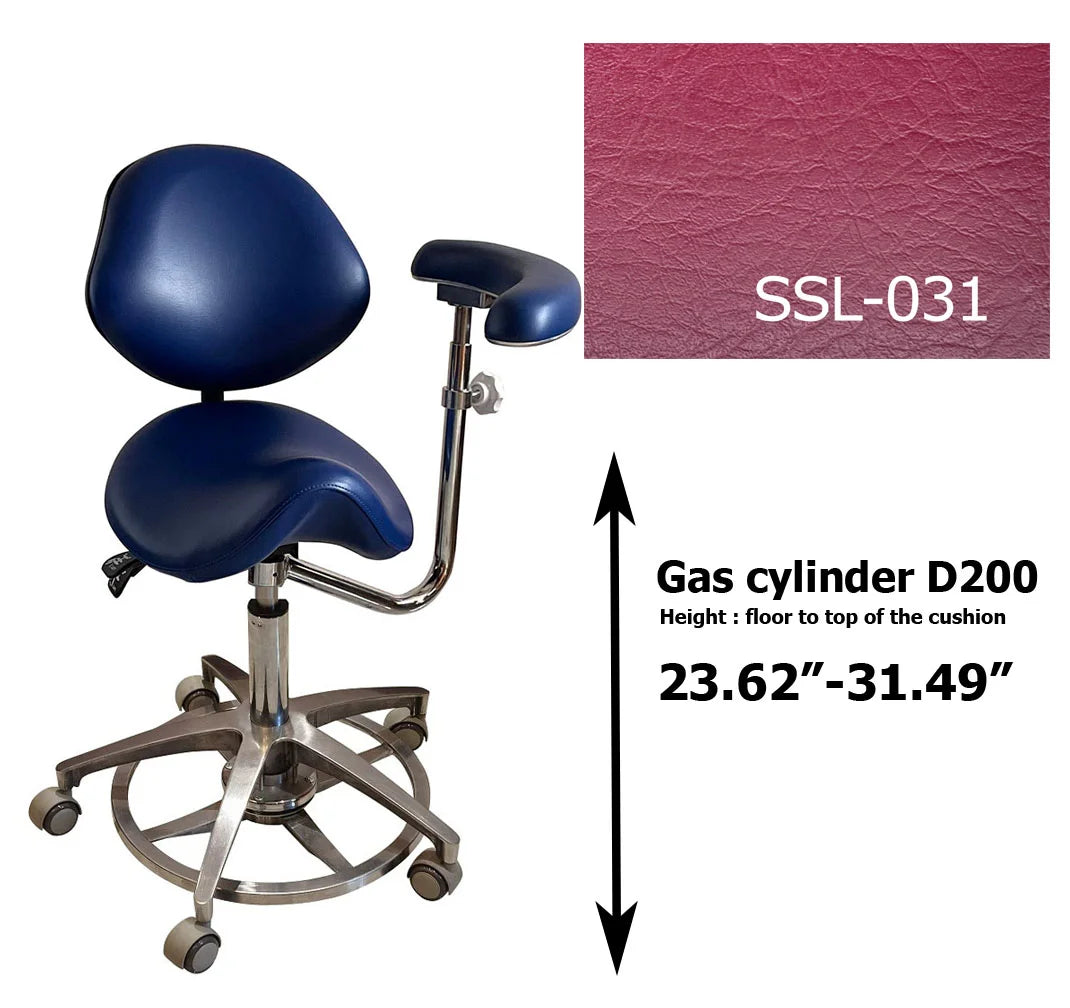 Dental saddle assistant chair S1262 PU leather