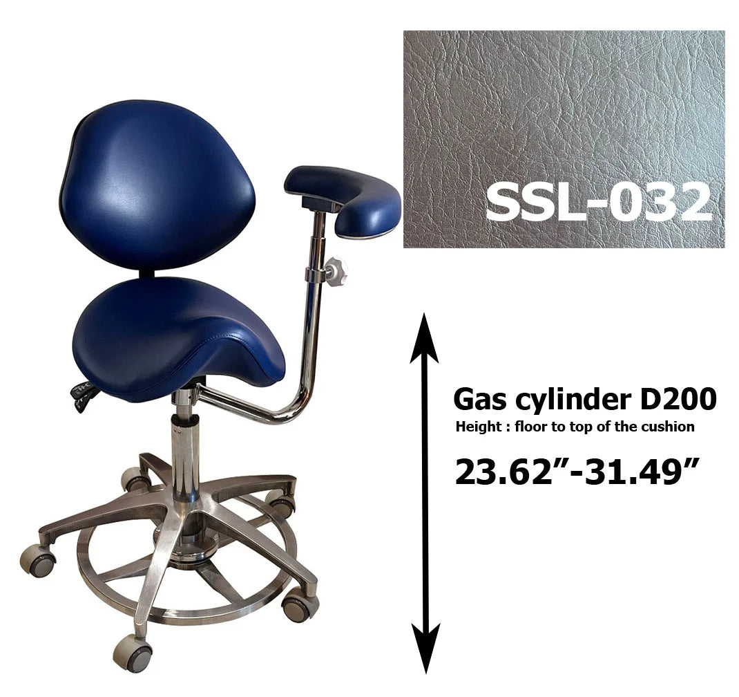 Dental saddle assistant chair S1262 PU leather