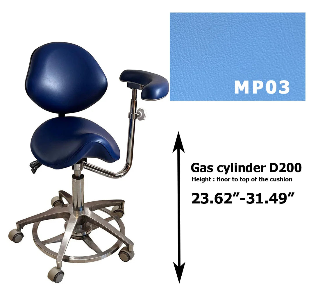 Dental saddle assistant chair S1262 PU leather