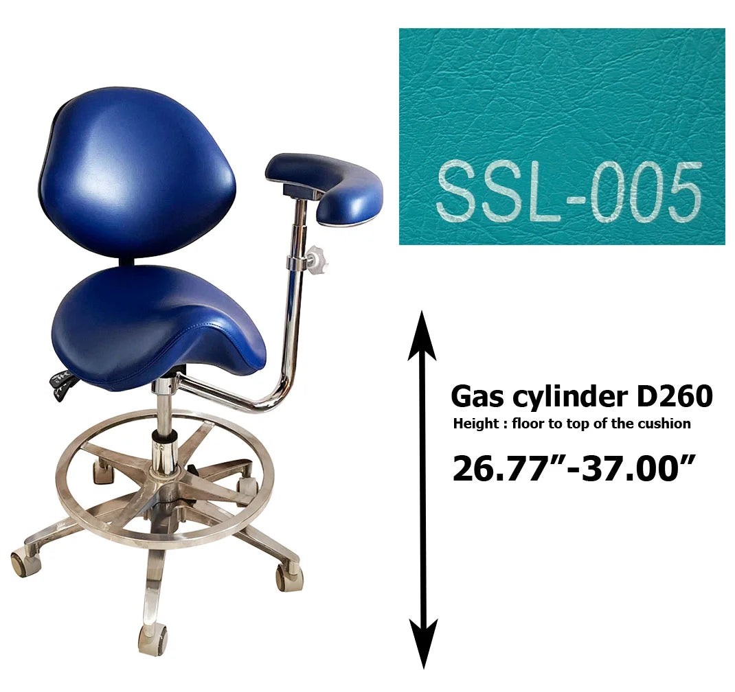 Dental saddle assistant chair S1262 PU leather