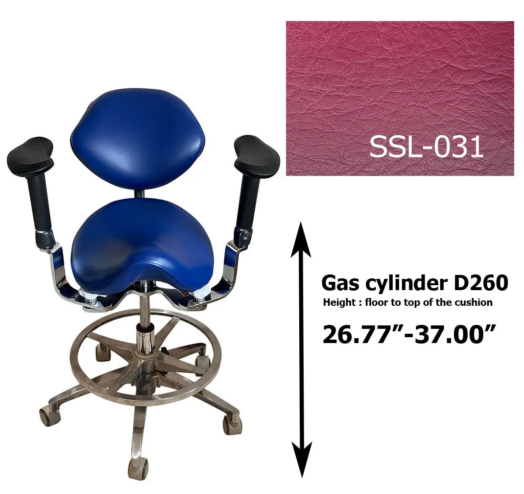 S1292 Dental Saddle Operated surgeon chair Microscope chair