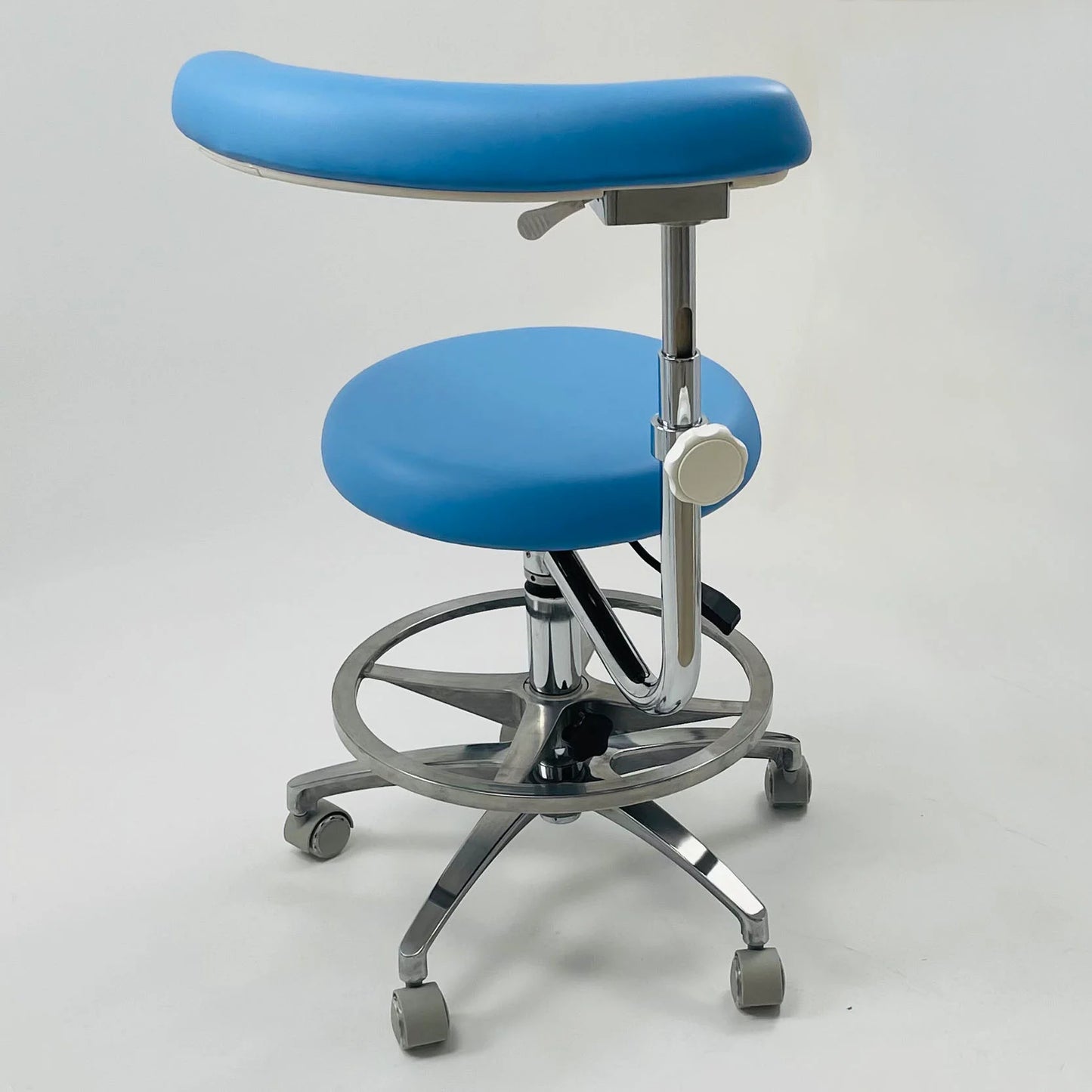 S1263 Medical grade vinyl PU molded uphostery Dental stool dental assistant chair