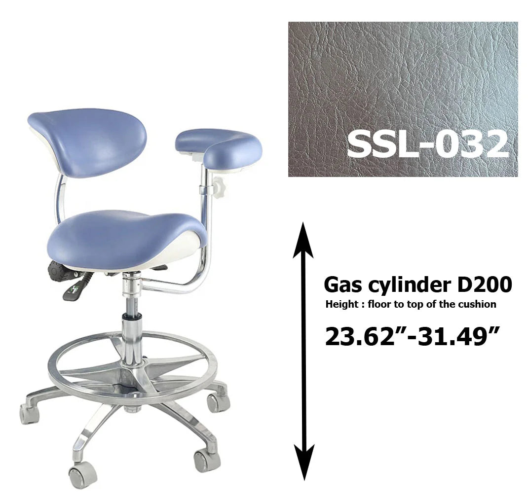 S1265 Dental Assistant Saddle chair stool