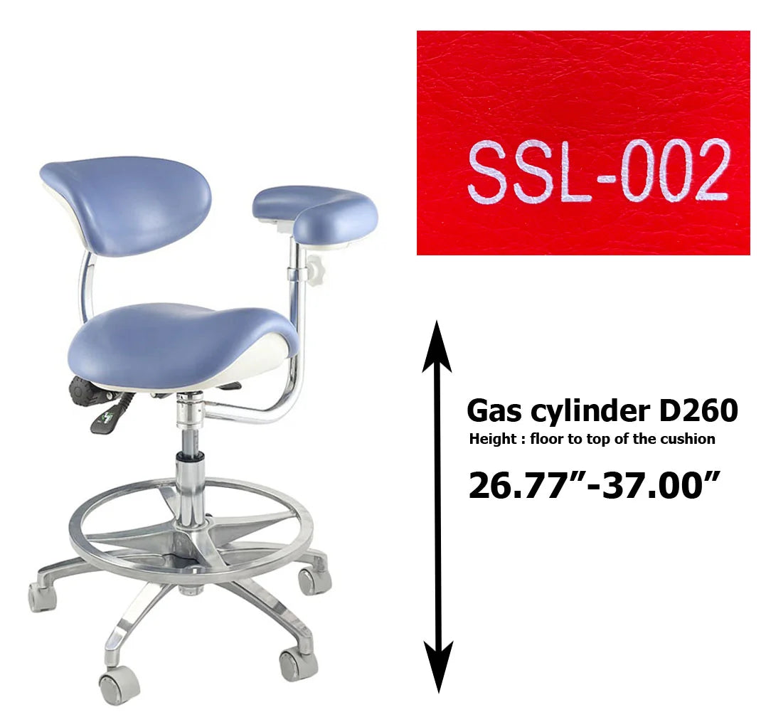 S1265 Dental Assistant Saddle chair stool