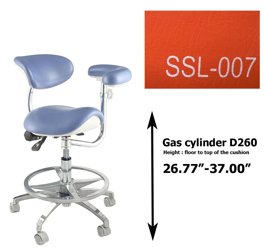 S1265 Dental Assistant Saddle chair stool