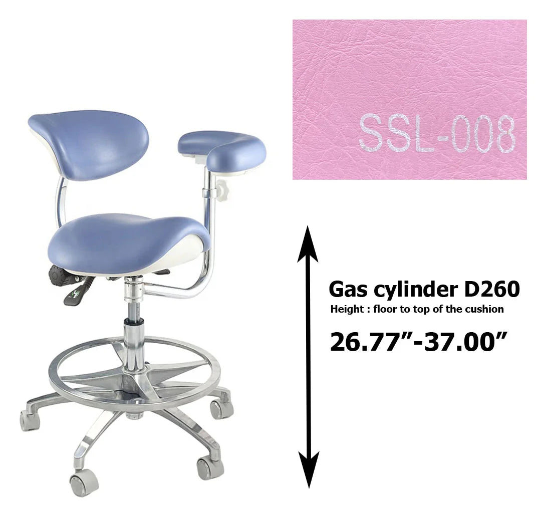 S1265 Dental Assistant Saddle chair stool
