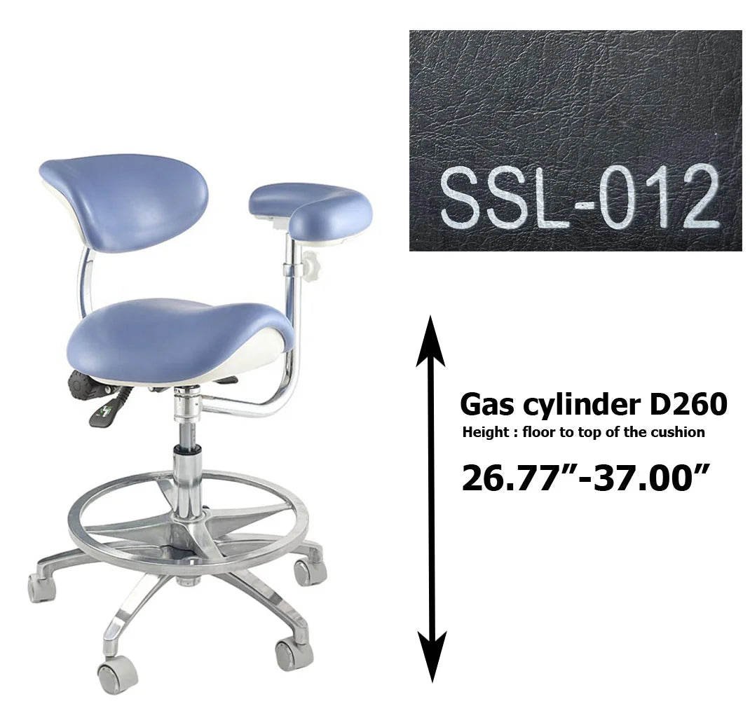 S1265 Dental Assistant Saddle chair stool