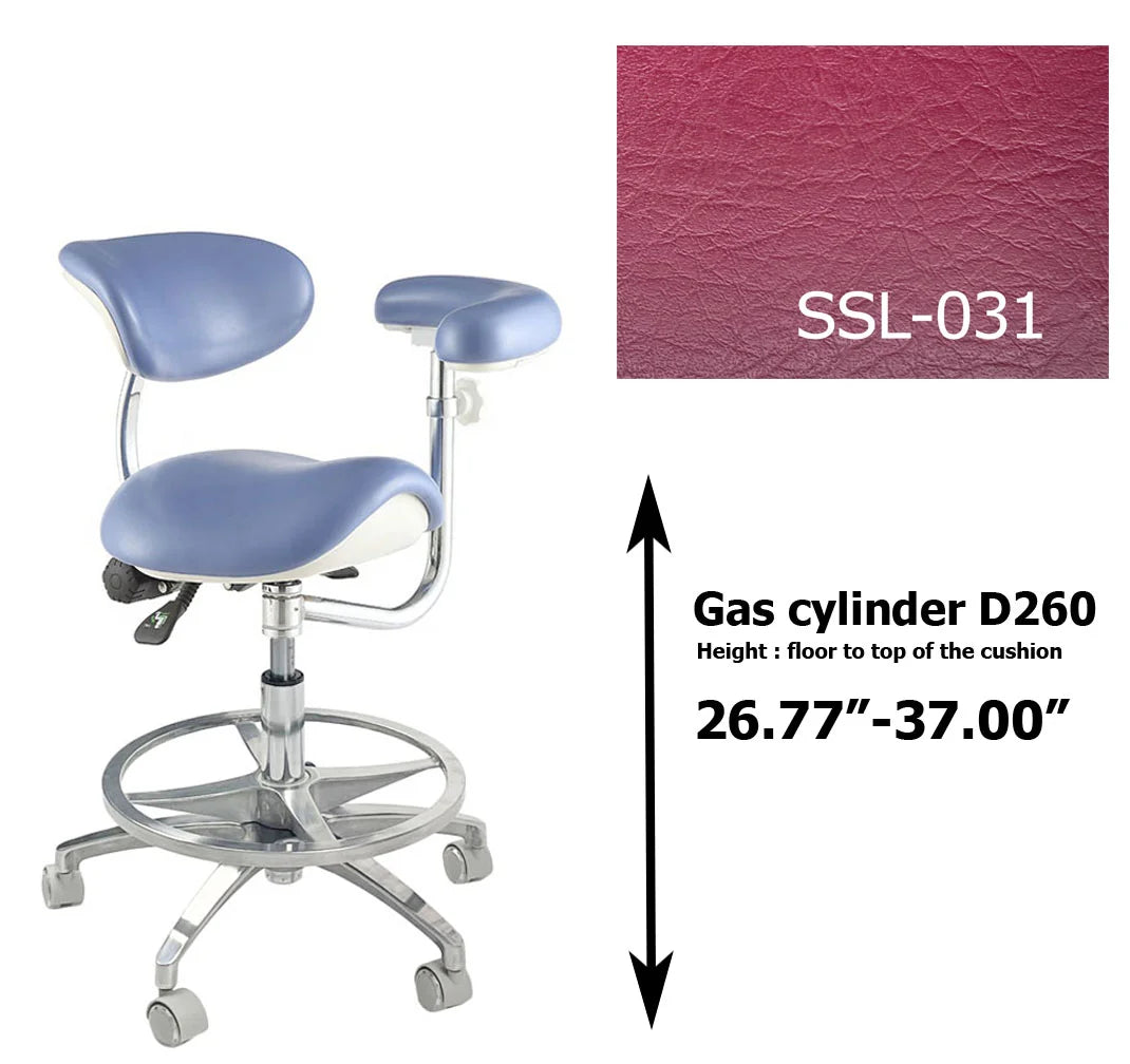 S1265 Dental Assistant Saddle chair stool