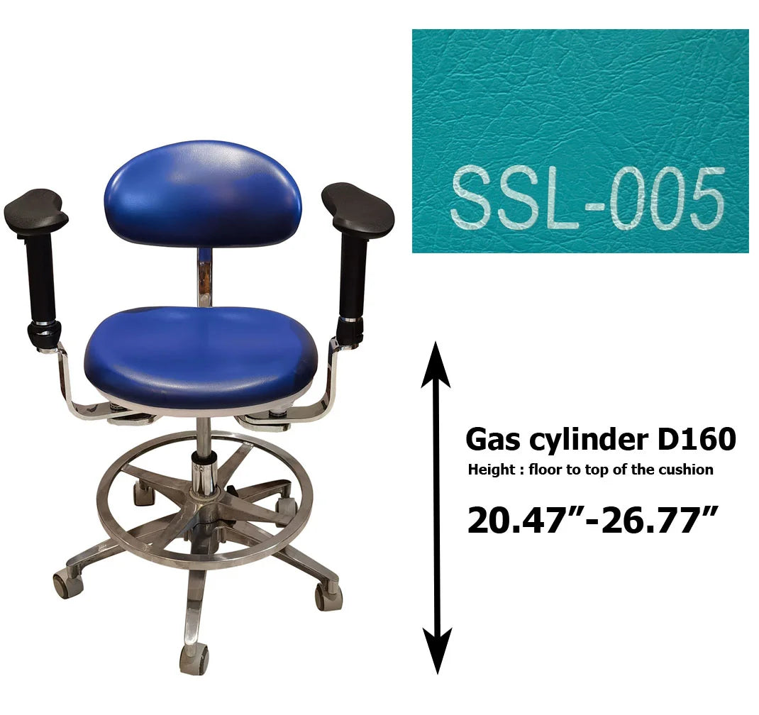 S1290  PU leather Dental Operated chair Stool dental operating stool, surgeon operating chair microsurgeon chair
