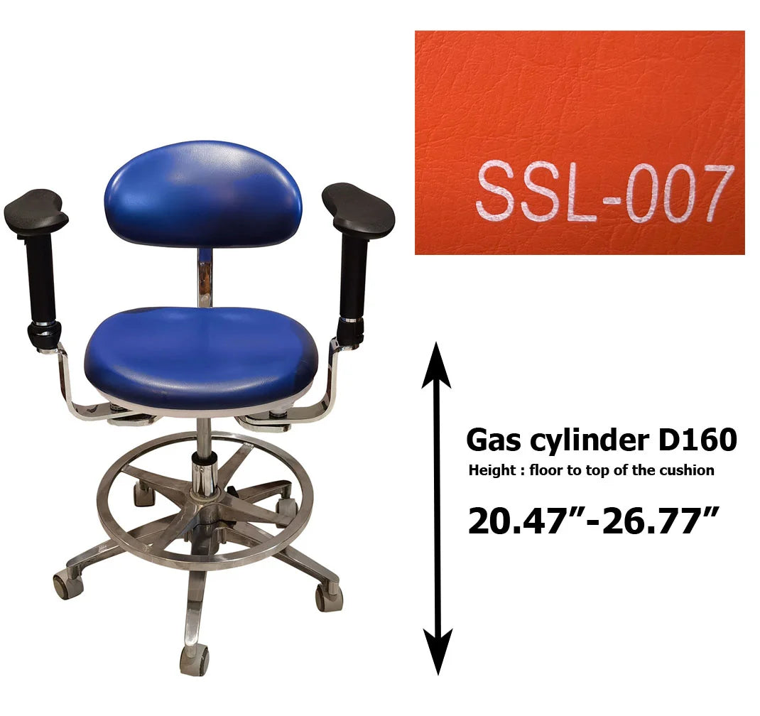 S1290  PU leather Dental Operated chair Stool dental operating stool, surgeon operating chair microsurgeon chair