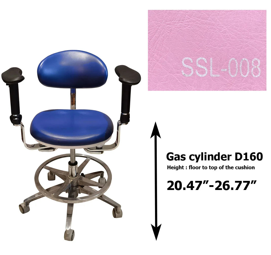 S1290  PU leather Dental Operated chair Stool dental operating stool, surgeon operating chair microsurgeon chair