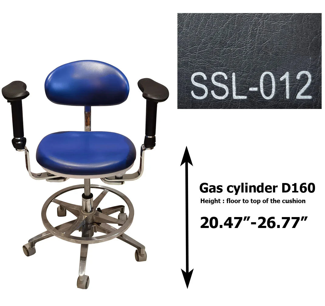 S1290  PU leather Dental Operated chair Stool dental operating stool, surgeon operating chair microsurgeon chair