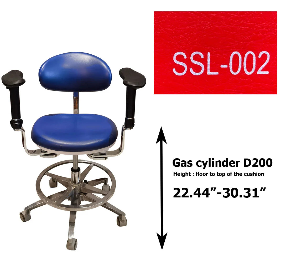 S1290  PU leather Dental Operated chair Stool dental operating stool, surgeon operating chair microsurgeon chair