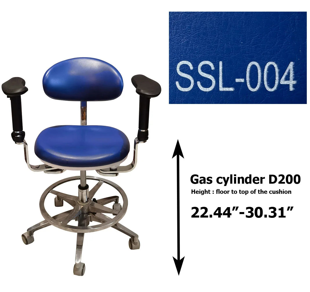 S1290  PU leather Dental Operated chair Stool dental operating stool, surgeon operating chair microsurgeon chair