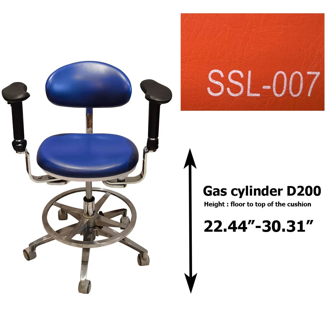 S1290  PU leather Dental Operated chair Stool dental operating stool, surgeon operating chair microsurgeon chair