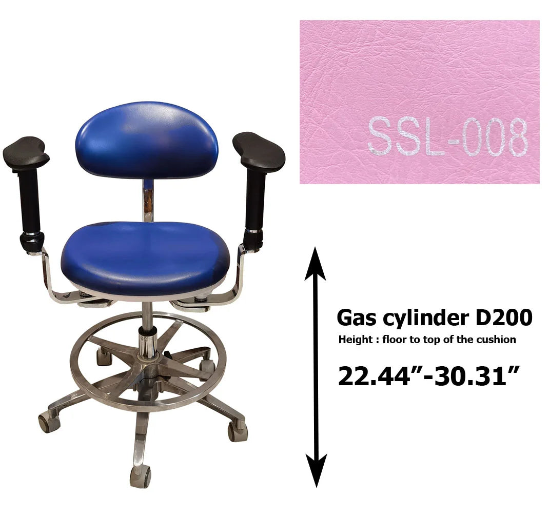 S1290  PU leather Dental Operated chair Stool dental operating stool, surgeon operating chair microsurgeon chair