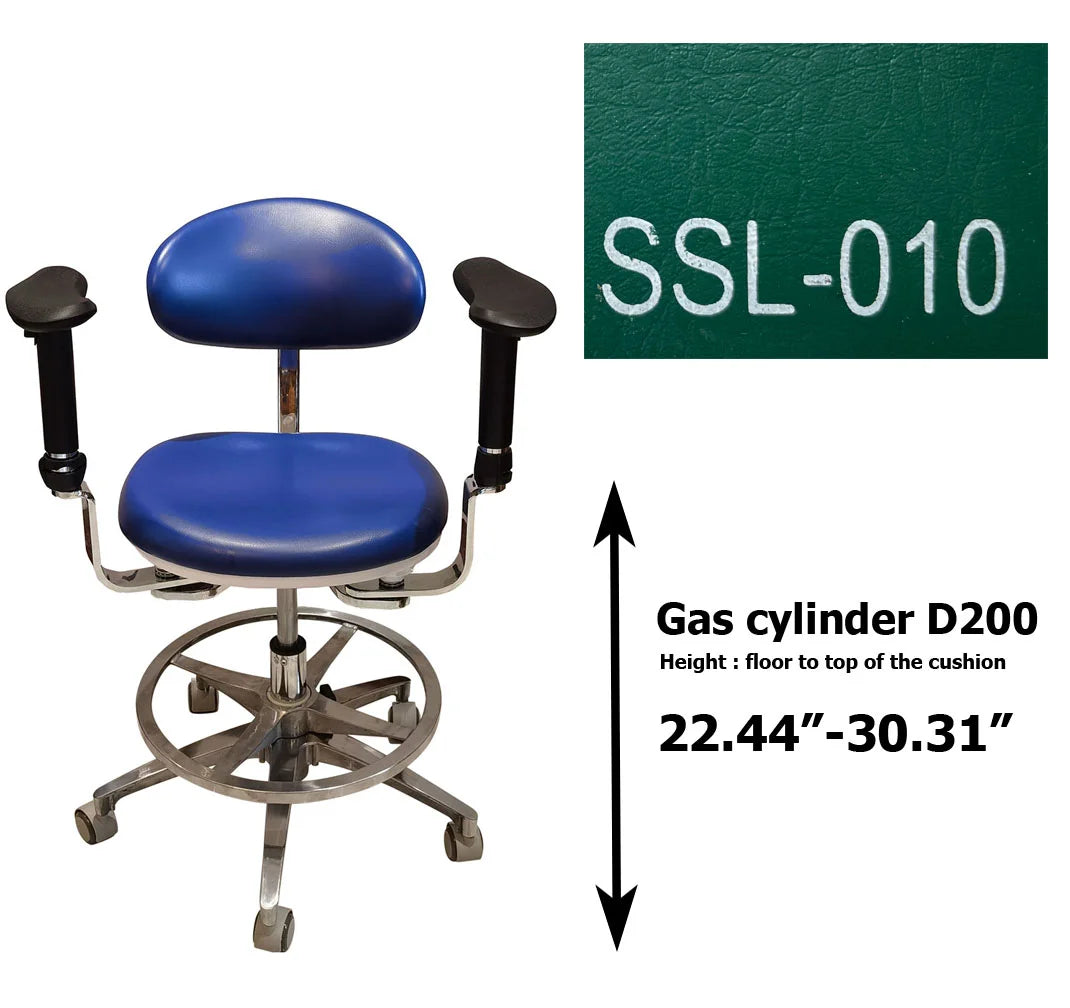 S1290  PU leather Dental Operated chair Stool dental operating stool, surgeon operating chair microsurgeon chair