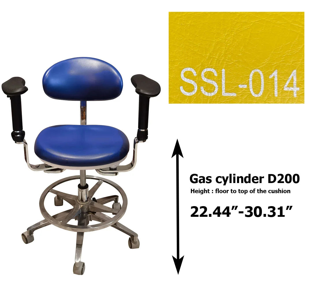 S1290  PU leather Dental Operated chair Stool dental operating stool, surgeon operating chair microsurgeon chair
