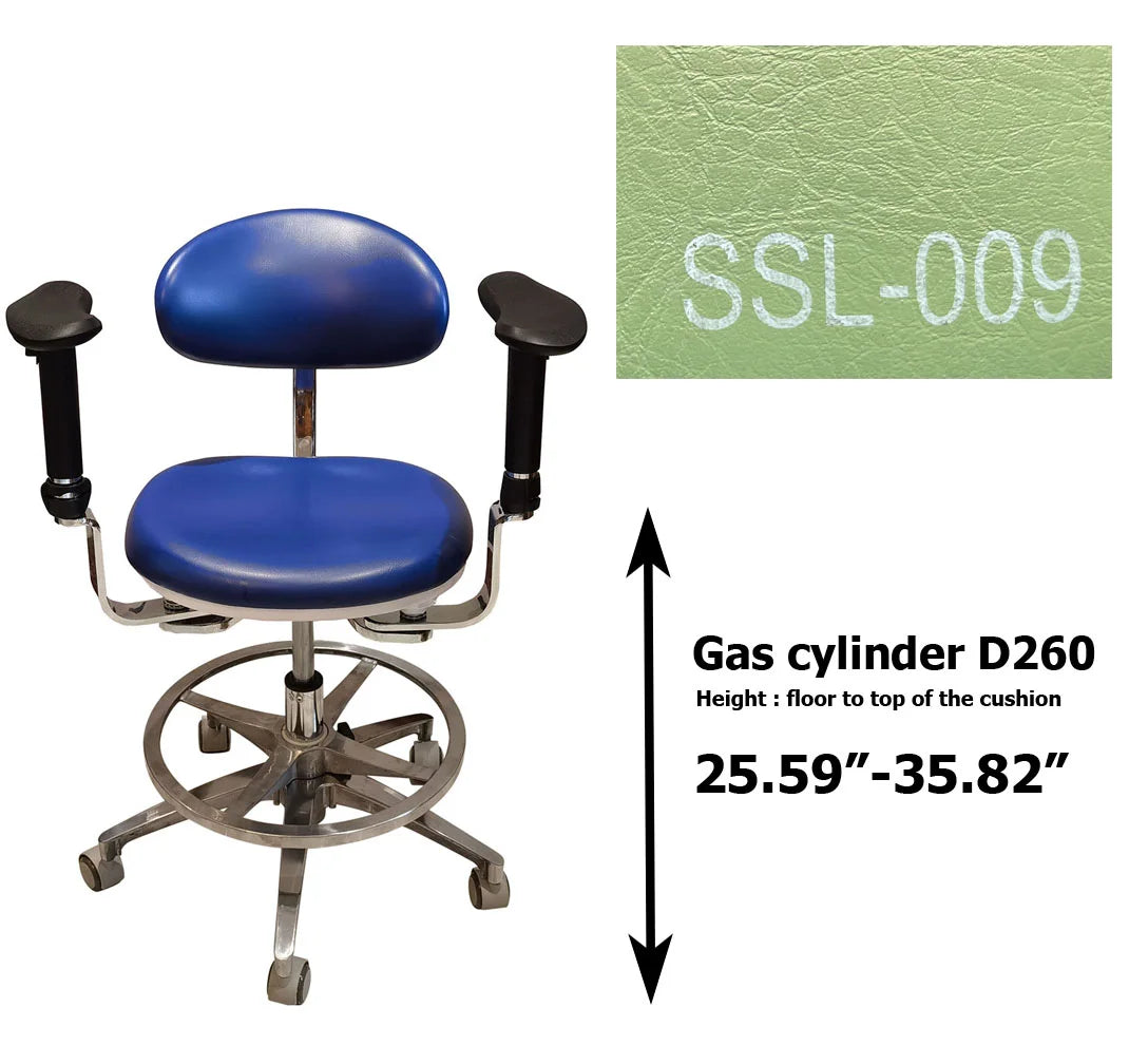 S1290  PU leather Dental Operated chair Stool dental operating stool, surgeon operating chair microsurgeon chair