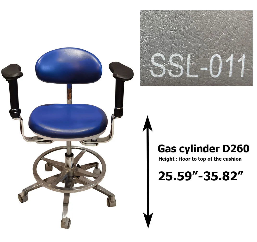 S1290  PU leather Dental Operated chair Stool dental operating stool, surgeon operating chair microsurgeon chair