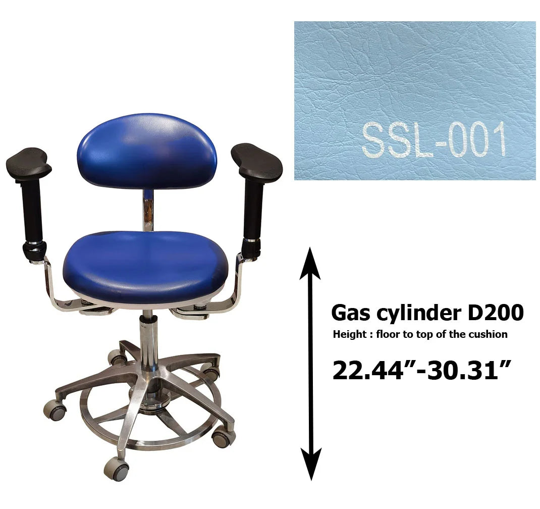 S1290  PU leather Dental Operated chair Stool dental operating stool, surgeon operating chair microsurgeon chair