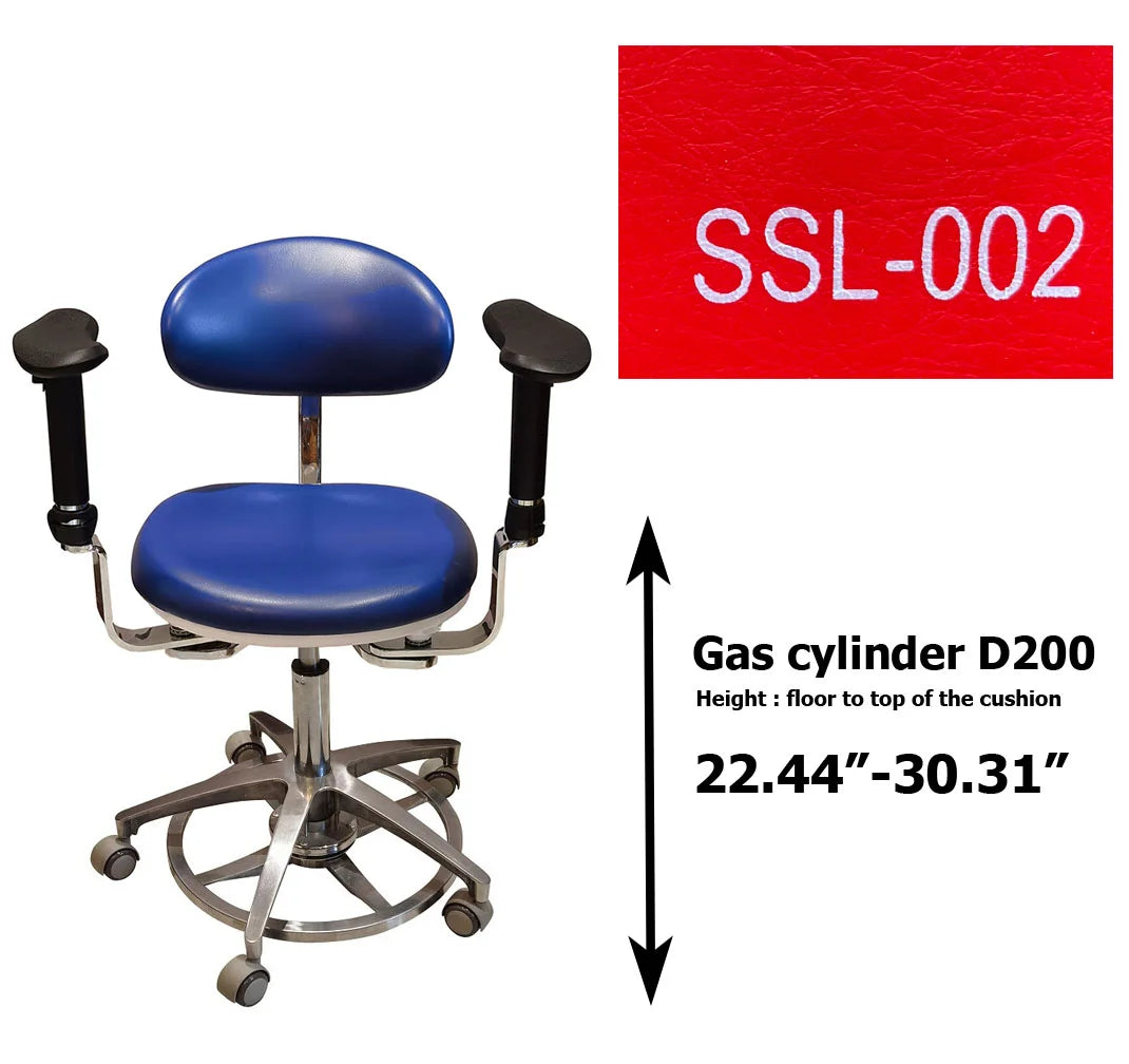 S1290  PU leather Dental Operated chair Stool dental operating stool, surgeon operating chair microsurgeon chair