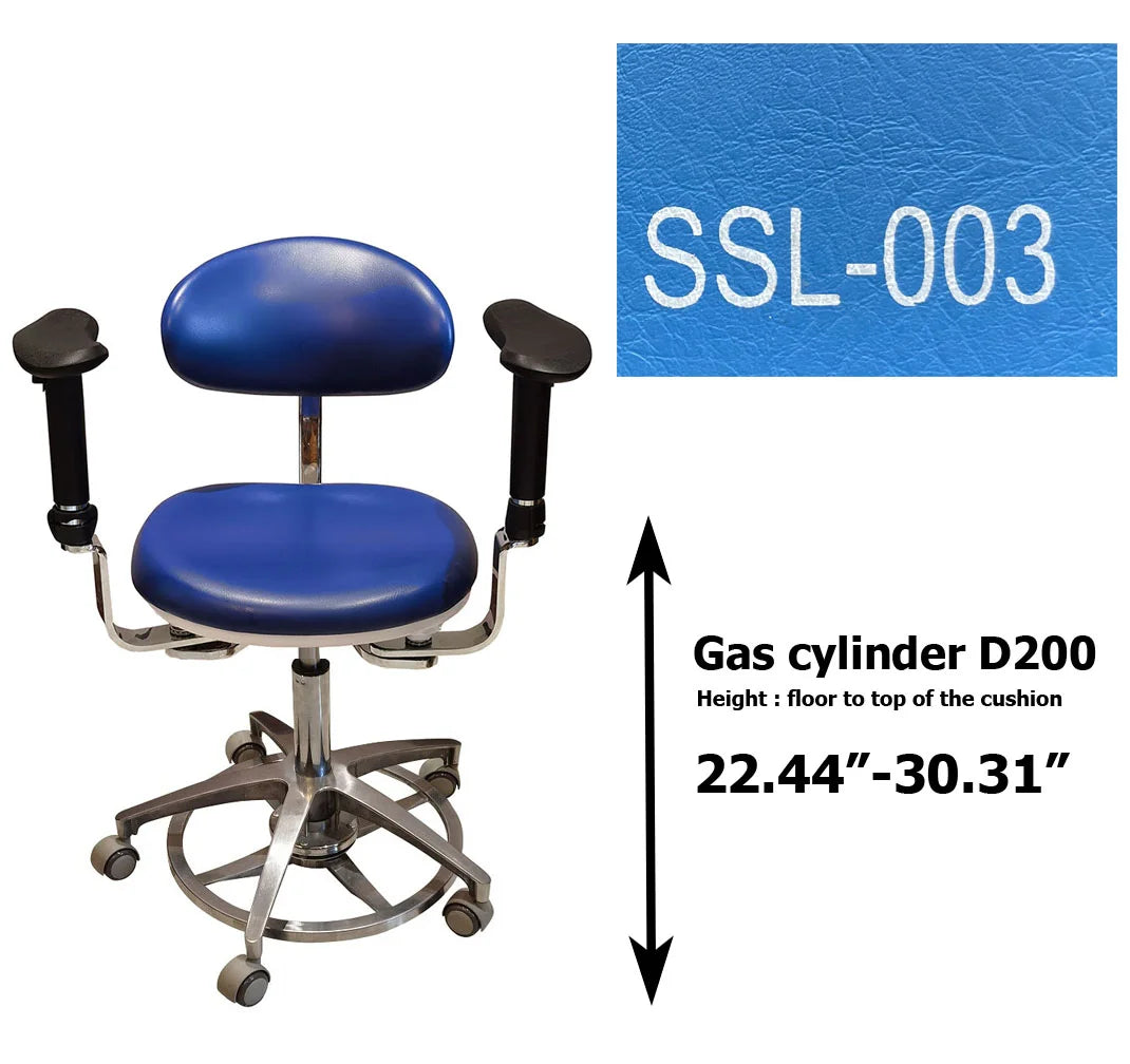 S1290  PU leather Dental Operated chair Stool dental operating stool, surgeon operating chair microsurgeon chair