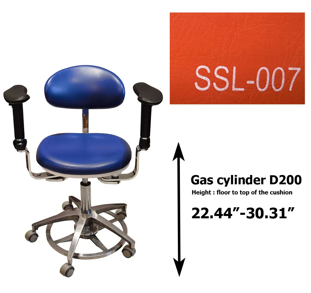 S1290  PU leather Dental Operated chair Stool dental operating stool, surgeon operating chair microsurgeon chair
