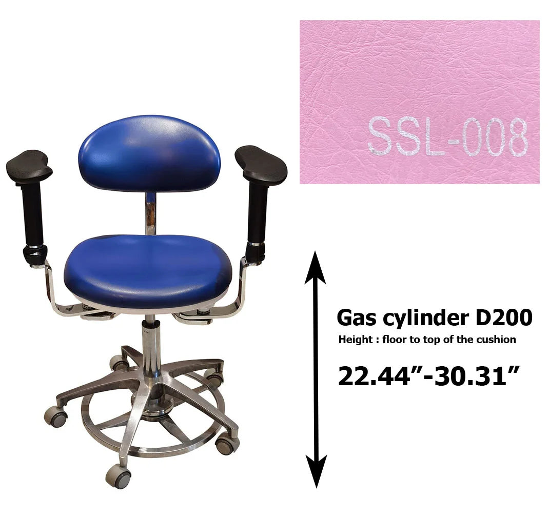 S1290  PU leather Dental Operated chair Stool dental operating stool, surgeon operating chair microsurgeon chair