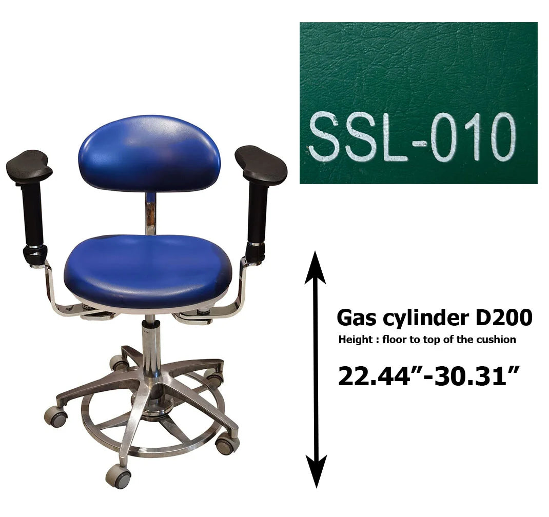 S1290  PU leather Dental Operated chair Stool dental operating stool, surgeon operating chair microsurgeon chair