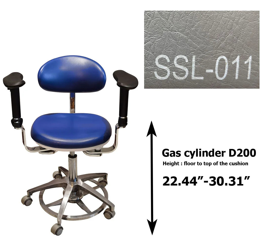 S1290  PU leather Dental Operated chair Stool dental operating stool, surgeon operating chair microsurgeon chair
